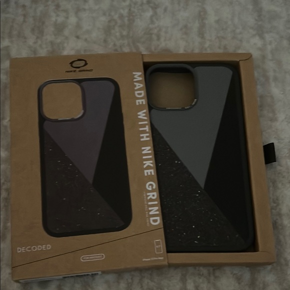 NIB Decoded Brand Black & Gray iPhone Case (fits 12/13 Pro Max) - Picture 1 of 9